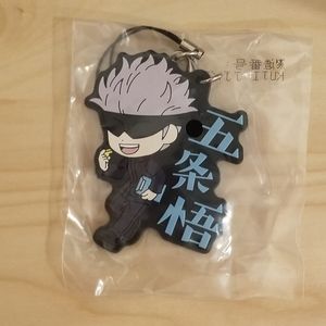 2/$25 🌷 Jujutsu Kaisen JJK Gojou Satoru Kyun-Chara Rubber Strap Phone Charm